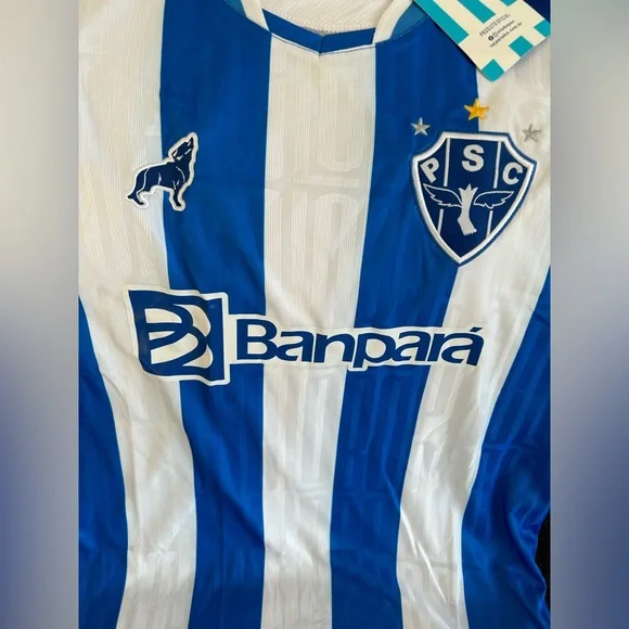 Lobo Authentic Paysandu Brazil 2024 Soccer Jersey Men’s Sz: L